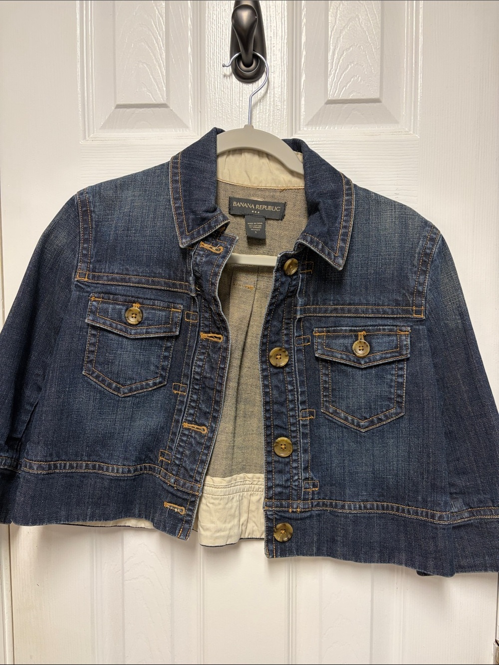 Banana Republic Dark Blue Denim Jean Jacket